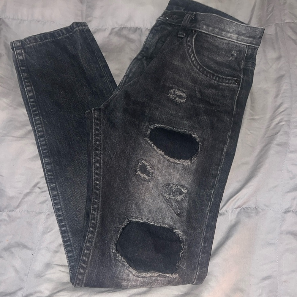 Helmut Lang Mr 87 Destroy Distressed Denim size 28